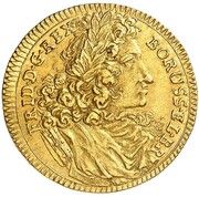 1 Ducat - Frederick I – аверс