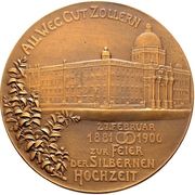 Silver wedding of Wilhelm II and Auguste Victoria – reverso