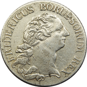 ⅓ Reichsthaler - Frederick II – аверс