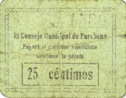 25 Céntimos (Purchena) – Vorderseite