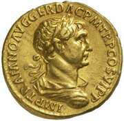 Aureus - Trajan (S P Q R OPTIMO PRINCIPI) -  anverso