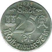 25 pfennig - Rothenburg ob der Tauber – avers