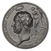 Medal - George II (Battle of Cape Finisterre; iron) -  dritto