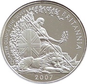 50 Pence - Elizabeth II (4th portrait; 1/4 oz Fine Silver) – revers