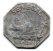 10 centimes - Chambre de commerce - Rufisque – avers