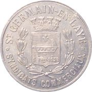 25 centimes - Union du commerce et de l'industrie - Saint-Germain-en-Laye [78] – avers