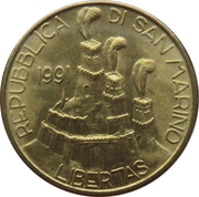 200 lires – avers