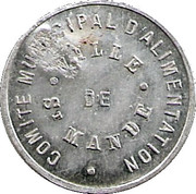 10 centimes - Comité municipal d'alimentation - Saint-Mandé [94] – avers