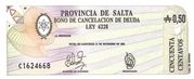 50 Centavos – avers