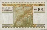 100 Marks (type 1947) – Rückseite