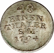 1⁄48 Thaler - Charles August -  anverso