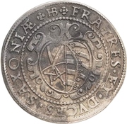 ½ Thaler - Christian II, John George I and August -  anverso