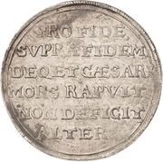 1 Thaler - Christian II, John George I and August (Death) -  dritto