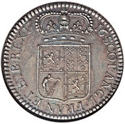 1 Crown - James VIII (Restrike, Pattern) – rovescio