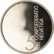 5 Francs (European Year of Music) – аверс