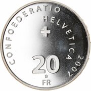 20 Francs (Swiss National Bank) – Vorderseite
