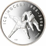 20 Francs (Swiss Ice Hockey Federation) – Rückseite
