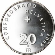 20 Francs (Swiss Museum of Transport) – Vorderseite