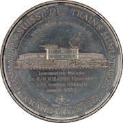 Monnaie de Paris Tourist Token - Crans-Montana (Fondation Suisse des Trains Miniatures) – voorzijde