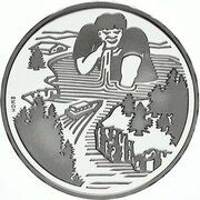 20 Francs (Gargantua the giant) – Rückseite