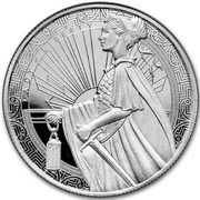 1 oz Silver (PAMP - Lady of Liberty) – аверс