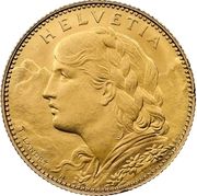 10 Francs – Vorderseite