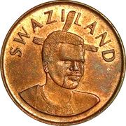 1 cent - Mswati III – avers