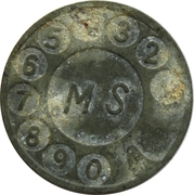 Telephone Token - Telefon MS – anverso