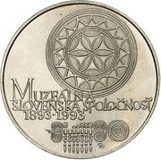 100 Korun (Slovak Museum Society) – achterkant