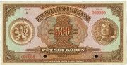 500 Korun – voorzijde