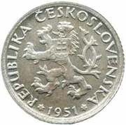 1 Koruna (Trial Strike) – anverso