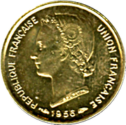 5 Francs -  аверс