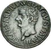 Dupondius - Tiberius (C VIB MARSO PR COS DR CAE Q PR T G RVFVS F C) – avers
