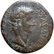 Æ - Tiberius (M MVN IVL VTIC D D P P) – avers