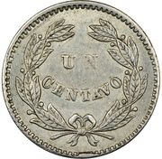 1 Centavo – reverso