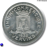 10 Centimes - Union Commerciale - Vervins [Aisne] – anverso