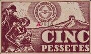 5 Pesetas (Viladecans; Cooperativa Obrera La Igualtat) – Rückseite