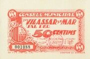 50 Céntimos (Vilassar de Mar) – dritto