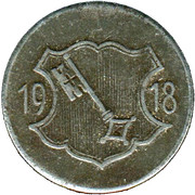 10 Pfennigs - Worms - achterkant
