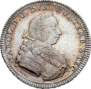 ¼ Thaler - Charles Eugen -  anverso