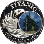 1000 Kwacha (Titanic) – reverso