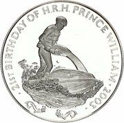 4000 Kwacha - Elizabeth II (Prince William) – reverso