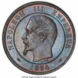 Photo 1 d'une vente de 10 centimes - Napoléon III (Tête nue)