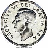 Bild 1 vom Verkauf 1 Dollar - George VI (w/o IND:IMP:)