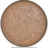 Foto 1 de uma ½ Cent - Victoria venda