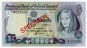 Изображение 1 проданного 5 Pounds (Provincial Bank of Ireland)
