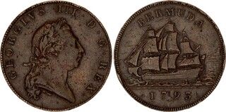 Изображение 1 проданного 1 Penny - George III