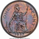 Foto 1 de uma 1 Penny - George VI (with 'IND:IMP') venda
