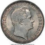 Photo 1 d'une vente de 1 thaler - Friedrich Wilhelm IV