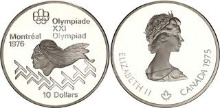 Foto 1 de uma 10 Dollars - Elizabeth II (Hurdles) venda